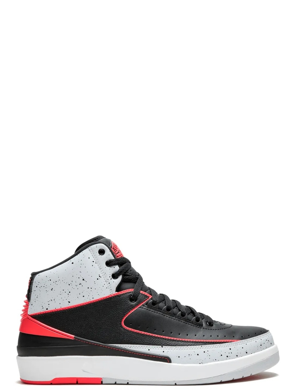 Air Jordan 2 Retro Infrared 23 Black Cement Grey High Top Sneakers Men's Size 12